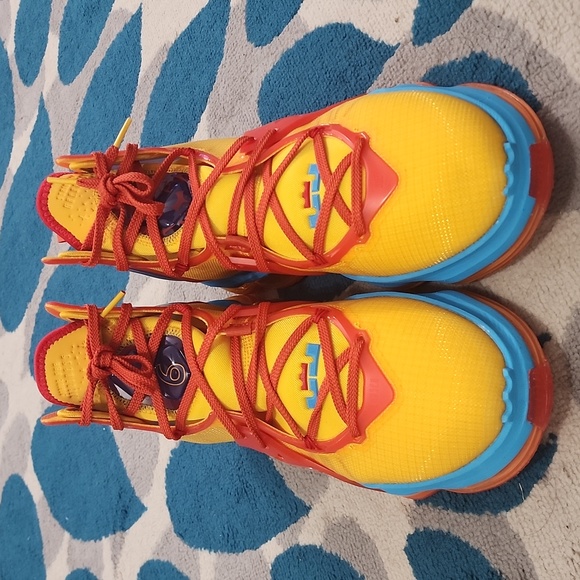 orange space jam shoes